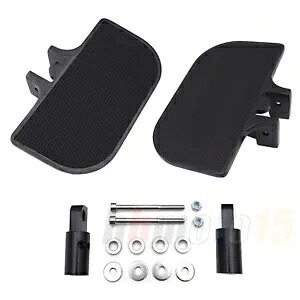 BK パッセンジャー ミニ フロアボード フットレスト ハーレー エレクトラグライド ヘリテージ ソフタイ用 BK Passenger Mini Floorboards Foot Rest For Harley Electra Glide Heritage Softai 【並行輸入品】