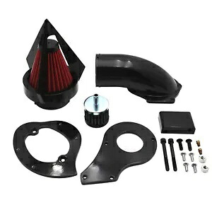 エアクリーナーインテークキットトライアングル Hond シャドウ 600 Vlx600 1999-2012 グロス Balck Air Cleaner Intake Kit Triangle For Hond Shadow 600 Vlx600 1999-2012 Gloss Balck 【並行輸入品】