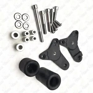 ブラック フレーム スライダー クラッシュ プロテクター 2013 - 2020 スズキ GSXR600 GSXR750用 Black Frame Slider Crash Protector For 2013 - 2020 Suzuki GSXR600 GSXR750 【並行輸入品】