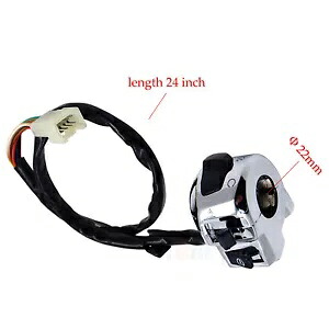 右スイッチキットクロームスズキ GSX-R600/750/1000/TL1000/隼 GSX1300R US RIGHT Switch Kit Chrome For Suzuk GSX-R600/750/1000/ TL1000/Hayabusa GSX1300R US 【並行輸入品】