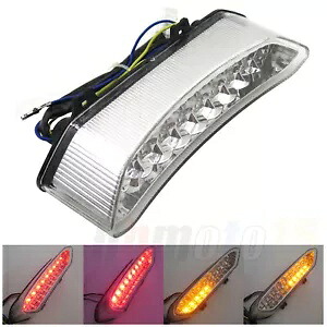 Led テールライト クリア ブレーキ ライト ターンシグナル付き 2002 2003 ヤマハ Yzf R1 Led Tail Light Clear Brake Light w/ Turn Signal For 2002 2003 Yamaha Yzf R1 【並行輸入品】