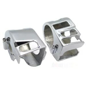 スイッチハウジングカバークローム 99-12 ヤマハ XVS V-Star 1100 クラシック & シルバオ用 Switch Housing Cover Chrome For 99-12 Yamaha XVS V-Star 1100 Classic & Silverao 【並行輸入品】