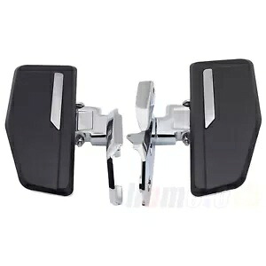 オムニ ドライバー フロアボード フットレスト クローム 2018 - 2023 ホンダ ゴールドウィング GL1800用 Omni Driver Floorboards Foot Rest Chrome For 2018 - 2023 Honda Gold Wing GL1800 【並行輸入品】