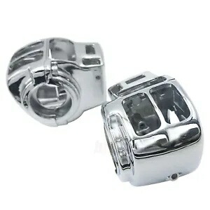 スイッチハウジングカバークローム 1996-2012 ハーレーエレクトラグライド FLHTCU / FLHTCUI Switch Housing Cover Chrome For 1996-2012 Harley Electra Glide FLHTCU / FLHTCUI 【並行輸入品】