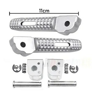 シルバー後部乗客フットペグフットレストアルミ BMW 2010 - 2018 S1000RR Silver Rear Passenger Foot Pegs Footrests Aluminum For BMW 2010 - 2018 S1000RR 【並行輸入品】