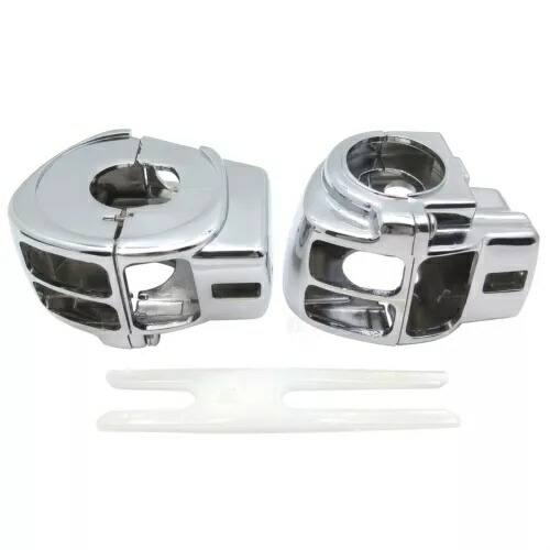 スイッチハウジングカバー クローム 2006-2013 ハーレーストリートグライド FLHX /10-11 FLHXXX 用 Switch Housing Cover Chrome For 2006-2013 Harley Street Glide FLHX /10-11 FLHXXX 【並行輸入品】