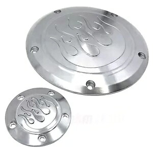 ダービータイマーカバー クロームメッキ 名声彫刻 ハーレー ダイナ スポーツスター ストリート ボブ XL用 Derby Timer Cover Chromed Fame Carving For Harley Dyna Sportster Street Bob XL 【並行輸入品】