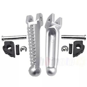 シルバー後部乗客フットペグフットレスト 07-08 10-11 Ducati 1098 S / 12-13 848用 Silver Rear Passenger FootPeg Footrest For 07-08 10-11 Ducati 1098 S / 12-13 848 【並行輸入品】