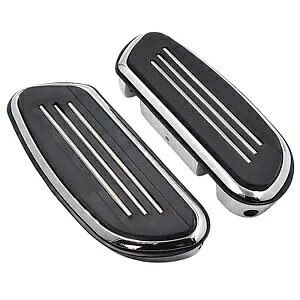 ハーレー 1993+ ツーリング & トライク モデル用クローム ストリームライン パッセンジャー フロアボード Chromed Streamline Passenger FloorBoard For Harley 1993+ Touring & Trike models 【並行輸入品】 40,755円