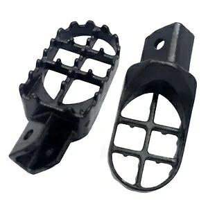 グレーダートバイクレーシングフットペグヤマハ BW80 DT50 PW50 PW80 RT100 RT180 TT225 Gray Dirt Bike Racing Foot Pegs For Yamaha BW80 DT50 PW50 PW80 RT100 RT180 TT225 【並行輸入品】