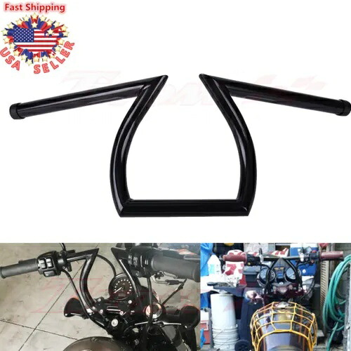 ドラッグハンドルバー 1インチ Z バー ハーレーダビッドソン スポーツスター XL883 XL1200 ソフテイル ダイナ用 Drag Handlebar 1\