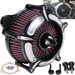 エアクリーナーインテークフィルターターボハーレーダイナソフテイルツーリングモデル 2008-2016 Air Cleaner Intake Filter Turbo For Harley Dyna Softail Touring Model 2008-2016 【並行輸入品】 40,755円