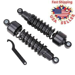 ブラックリアエアショックアブソーバースプリングサスペンションハーレースポーツスター XL1200 883 Black Rear Air Shock Absorbers Spring Suspension For Harley Sportster XL1200 883 【並行輸入品】 43,615円