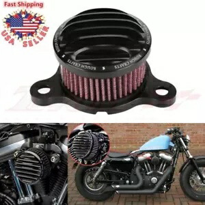 オートバイブラックエアクリーナーインテークフィルターシステムキットスポーツスター XL 883 1200 MOTORCYCLE BLACK AIR CLEANER INTAKE FILTER SYSTEM KIT FOR SPORTSTER XL 883 1200 【並行輸入品】