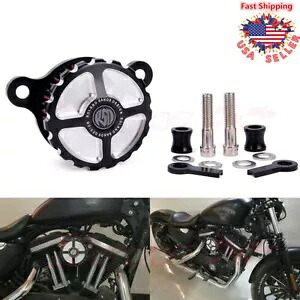 CNC エアクリーナーインテークフィルター ハーレー スポーツスター XL 883 1200 カスタム 1988-2015用 CNC Air Cleaner Intake Filter For Harley Sportster XL 883 1200 Custom 1988-2015 【並行輸入品】