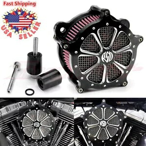 コントラストカットベンチュリエアクリーナーインテークフィルターシステムハーレーツーリング 2008-16 Contrast Cut Venturi Air Cleaner Intake Filter System For Harley Touring 2008-16 【並行輸入品】