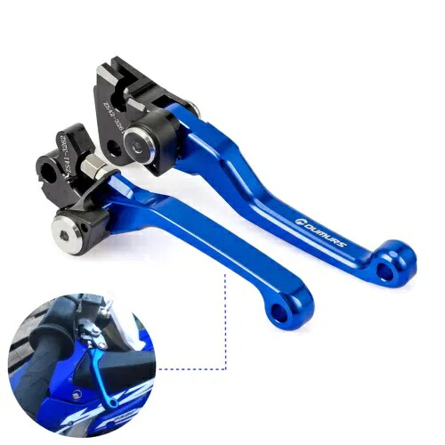 CNC クラッチブレーキピボットレバーハンドルヤマハ YZ125 YZ250 YZ450F YZ426F グリップ CNC Clutch Brake Pivot Levers Handle For Yamaha YZ125 YZ250 YZ450F YZ426F Grips 【並行輸入品】