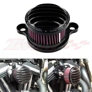 エアクリーナーインテークフィルターハーレースポーツスター XL 883 XL1200 2004-2017 CNC アイアン用 Air Cleaner Intake Filter For Harley Sportster XL 883 XL1200 2004-2017 CNC Iron 【並行輸入品】