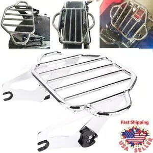 取り外し可能なツーアップツアーパック取り付け荷物ラック ハーレーツーリング FLHR 2009-18用 Detachable Two Up Tour Pak Mounting Luggage Rack For Harley Touring FLHR 2009-18 【並行輸入品】