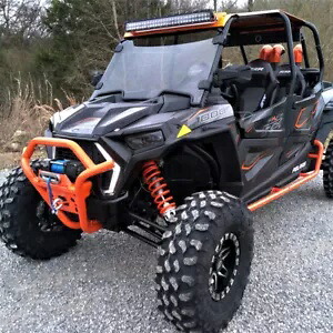 ポラリス RZR XP/ XP4 1000/ ターボ 2019-2024 用フロントガラス完全耐スクラッチ性 Full Windshield Scratch-Resistant for Polaris RZR XP/ XP4 1000/ Turbo 2019-2024 【並行輸入品】