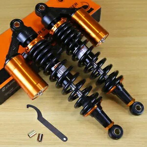 ペア 13.5 インチ 340 ミリメートルリアエアショックアブソーバーダートバイクゴーカート ATV オートバイクワッド Pair 13.5'' 340mm Rear Air Shocks Absorbers Dirt bike Gokart ATV Motorcycle Quad 【並行輸入品】