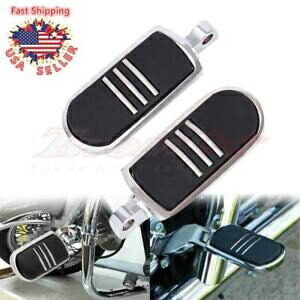 クロームオスマウントフットペグフットレストハーレーツーリングスポーツスターソフテイルダイナ用 Chrome Male Mount Foot Pegs Footrests For Harley Touring Sportster Softail Dyna 【並行輸入品】