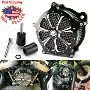 エアクリーナーインテークフィルターハーレーツーリングストリートグライドロードキンググライド08-16用 Air Cleaner Intake Filter For Harley Touring Street Glide Road King Glide 08-16 【並行輸入品】