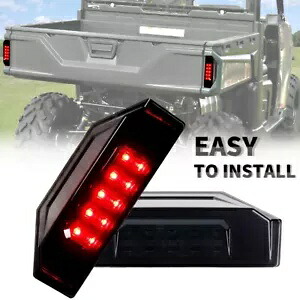 ブラック UTV LED リアブレーキテールライト 2013-2020 Polaris Ranger 900 XP 1000 570用 Black UTV LED Rear Brake Tail Light for 2013-2020 Polaris Ranger 900 XP 1000 570 【並行輸入品】
