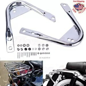 オートバイ取り外し可能なツーアップ荷物ラックドッキングハードウェアキット 97-08 ハーレー用 Motorcycle Detachable Two Up Luggage Rack Docking Hardware Kit For 97-08 Harley 【並行輸入品】