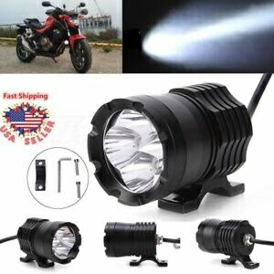 4 LED ホワイトオートバイヘッドライトスポットライトフォグランプ防水 4000LM ユニバーサル 4 LED White Motorcycle Headlight Spot Light Fog Lamp Waterproof 4000LM Universal 【並行輸入品】