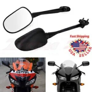 オートバイロングバックミラー交換ミラースポーツバイクホンダ CBR600RR 1000RR USA Motorcycle Long Rearview Replace Mirrors For Sportbike Honda CBR600RR 1000RR USA 【並行輸入品】