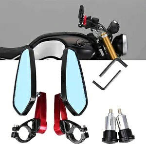 Ducati モンスター 696 796 900 1100 ブラックバーエンドミラービレット CNC 左 & 右 For Ducati Monster 696 796 900 1100 Black Bar End Mirror Billet CNC Left & Right 【並行輸入品】 33,605円