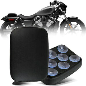 長方形ピリオン助手席パッドシート 8 吸盤パッドハーレーオートバイ用 Rectangular Pillion Passenger Pad Seat 8 Suction Cup Pad For Harley Motorcycle 【並行輸入品】