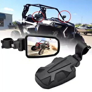 ペア UTV リアビューサイドミラー ポラリスレンジャー RZR S 570 800 900 4 XP 1000用 Pair UTV Rear View Side Mirrors for Polaris Ranger RZR S 570 800 900 4 XP 1000 【並行輸入品】