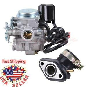 キャブレター PD18J 燃料炭水化物 GY6 4 温度 125cc 150cc ATV エンジンスクーター用 Carburetor PD18J Fuel Carb For GY6 4 temps 125cc 150cc ATV Engine Scooters 【並行輸入品】