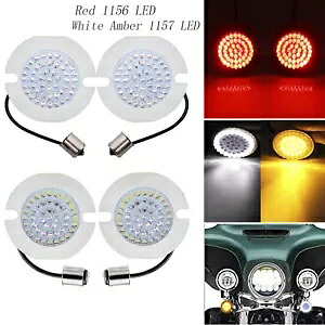 LED ウインカー ライト ハーレー エレクトラグライド ウルトラ クラシック ヘリテージ ソフテイル用 LED Turn Signals Lights For Harley Electra Glide Ultra Classic Heritage Softail 【並行輸入品】