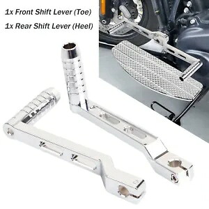クロームシフトレバーシフターペグヒールつま先ハーレーツーリング 88-23 ソフテイル 00-17 Chrome Shift Lever Shifter Peg Heel Toe For Harley Touring 88-23 Softail 00-17 【並行輸入品】