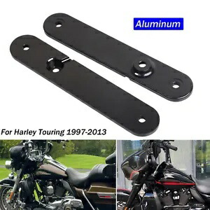 フロントターンシグナル再配置キット ハーレーロードグライドキング FLTRU FLTRX 98-13 12用 Front Turn Signal Relocation Kit For Harley Road Glide King FLTRU FLTRX 98-13 12 【並行輸入品】