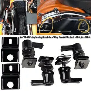 サドルバッグワンタッチアップグレード ハーレー 2009-13 ロードキング クラシック FLHRC FLHR FLHX用 Saddlebag One Touch Upgrade For Harley 2009-13 Road King Classic FLHRC FLHR FLHX 【並行輸入品】