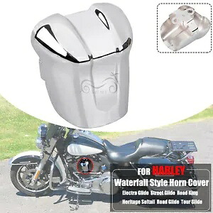 クロームウォーターフォールスタイルホーンカバーハーレーツアーグライドウルトラクラシックEFI FLTCUI用 Chrome Waterfall Style Horn Cover For Harley Tour Glide Ultra Classic EFI FLTCUI 【並行輸入品】 35,035円