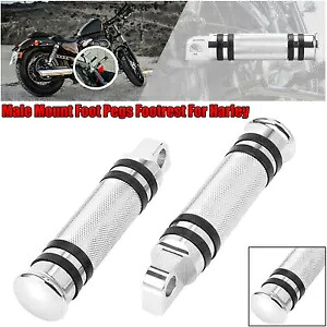助手席フットペグ男性マウントフットペグフットレストハーレーダイナCVOクロームに適合 Passenger Foot Pegs Male Mount Footpegs Footrests Fit For Harley Dyna CVO Chrome 【並行輸入品】