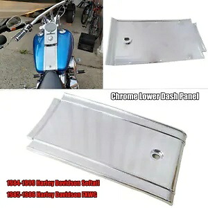 オートバイクロームロアダッシュパネルハーレーヘリテージソフテイルスペシャルFLSTNに適合 Motorcycle Chrome Lower Dash Panel Fit For Harley Heritage Softail Special FLSTN 【並行輸入品】