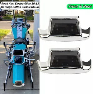 フロント&リアフェンダーLEDチップライト ハーレーウルトラクラシックエレクトラグライド80-13用 Front & Rear Fender LED Tip Light For Harley Ultra Classic Electra Glide 80-13 【並行輸入品】