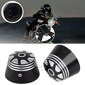 オートバイフロントアクスルナットカバーキャップハーレースポーツスターダイナワイドグライドFXWG用 Motorcycle Front Axle Nut Cover Cap For Harley Sportster Dyna Wide Glide FXWG 【並行輸入品】