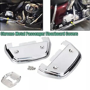 クローム助手席フットボードカバーハーレーロードキングストリートボブツアーグライドに適合 Chrome Passenger Footboard Covers Fit For Harley Road King Street Bob Tour Glide 【並行輸入品】 35,750円