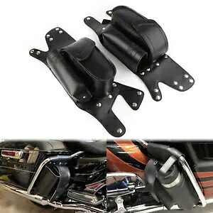 US クラッシュバーバッグ ウォーターボトルホルダー ハーレーツーリングウルトラリミテッドロードキング用 US Crash Bar Bag Water Bottle Holder For Harley Touring Ultra Limited Road King 【並行輸入品】