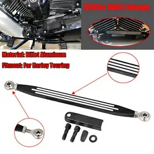 ブラックシフトリンケージシフターリンクギアアルミフィットハーレーツーリングロードグライド用 Black Shift Linkage Shifter Link Gear Aluminum Fit for Harley Touring Road Glide 【並行輸入品】