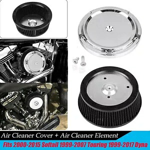 ハーレーダイナ FLD ヘリテージ ソフテイル ロード グライド エア クリーナー カバー フィルター エレメント用 For Harley Dyna FLD Heritage Softail Road Glide Air Cleaner Cover Filter Element 【並行輸入品】