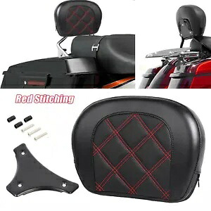 シーシーバー乗客バックレストパッドハーレーロードキングエレクトラストリートグライド 97-23 Sissy Bar Passenger Backrest Pad For Harley Road King Electra Street Glide 97-23 【並行輸入品】