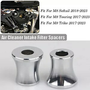 ハーレーロードエレクトラストリートグライド FLHTK CVO エアクリーナーインテークフィルタースペーサー用 For Harley Road Electra Street Glide FLHTK CVO Air Cleaner Intake Filter Spacers 【並行輸入品】